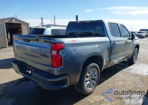 2019 Chevrolet Silverado 1500 Custom from USA, damaged, VIN 1GCUYBEFXKZ239864